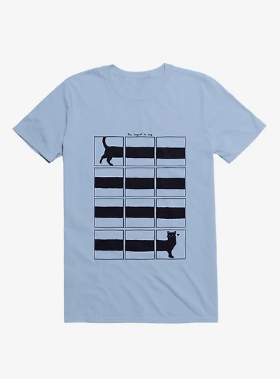The Longcat Is Long Light Blue T-Shirt