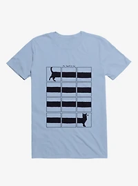 The Longcat Is Long Light Blue T-Shirt