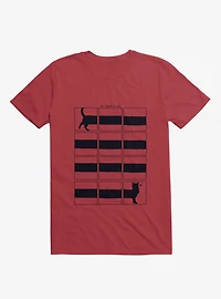 The Longcat Is Long Red T-Shirt