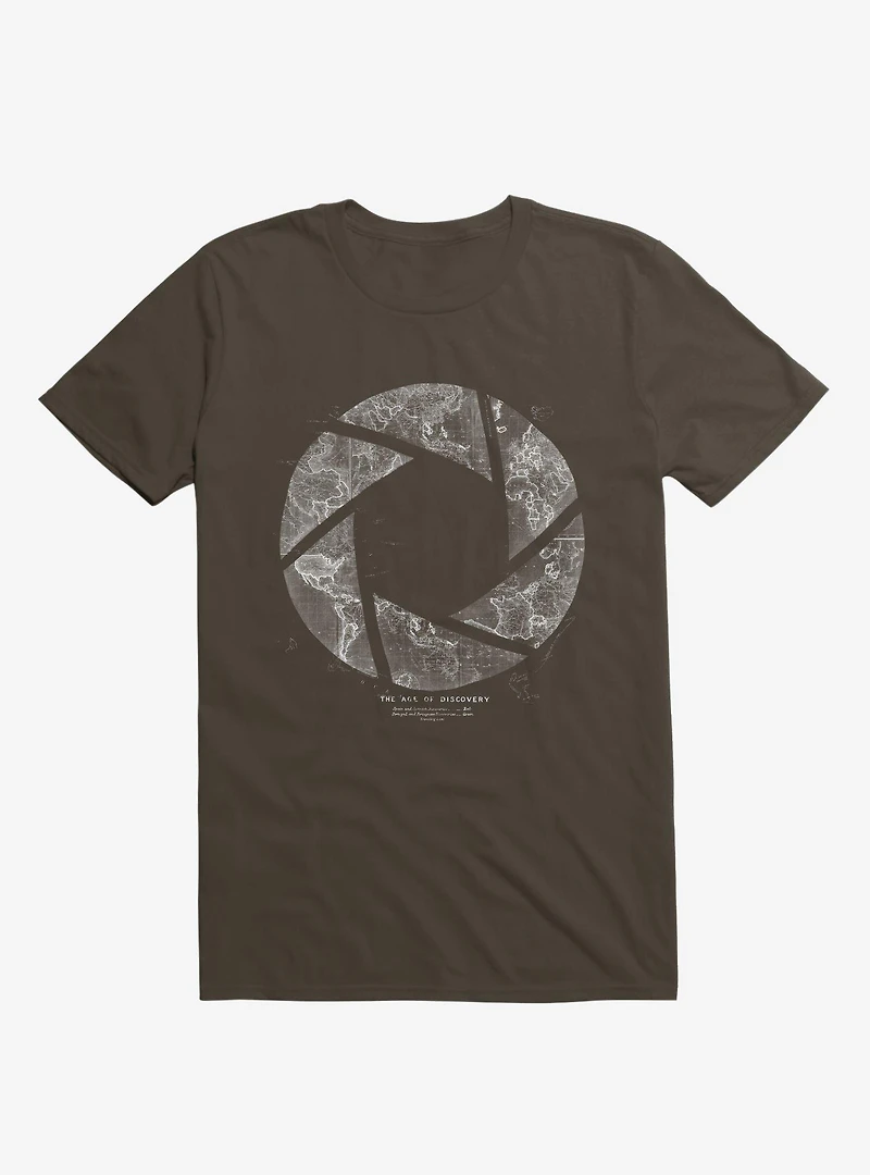 Traveling Lens Brown T-Shirt