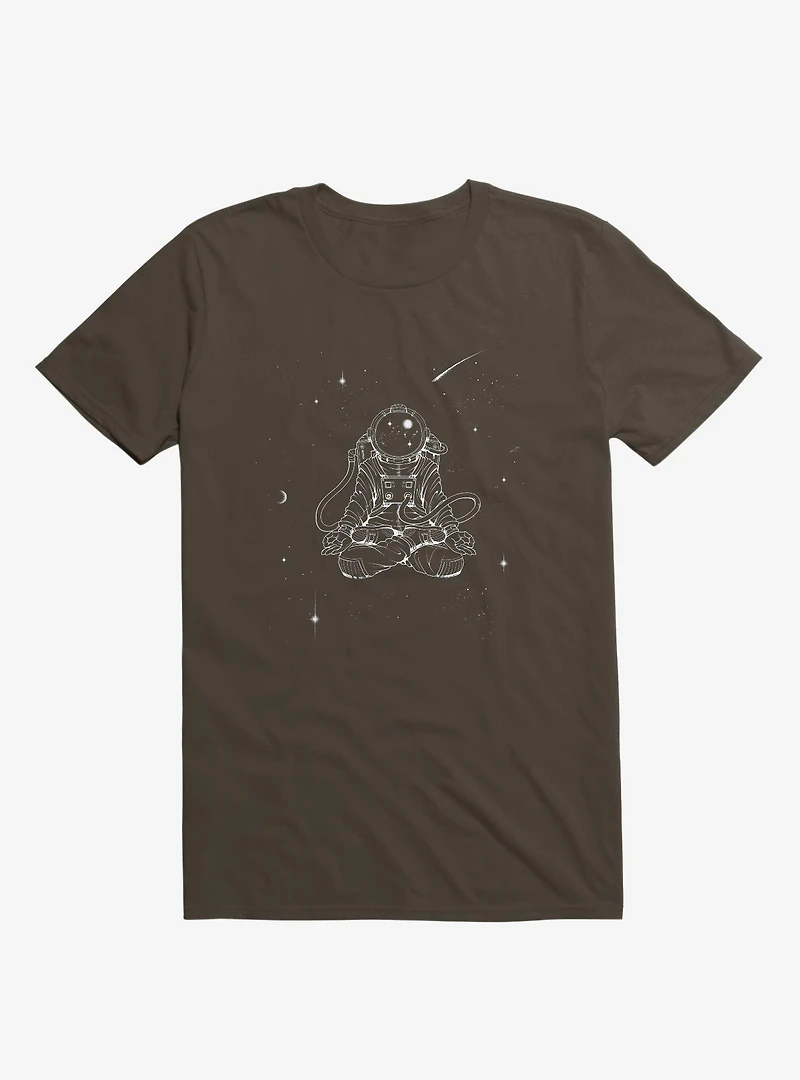Zen Astronaut Brown T-Shirt