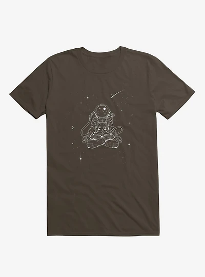 Zen Astronaut Brown T-Shirt