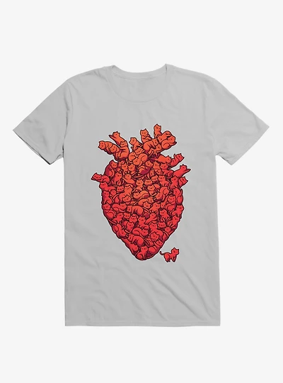 I Love Cat Heart T-Shirt