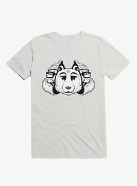 Bear Inside Black And White T-Shirt