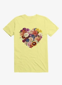Blooming Love Corn Silk Yellow T-Shirt