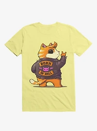 Born Hell Corn Silk Yellow T-Shirt