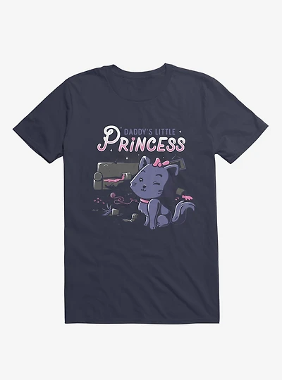 Daddy's Little Princess Navy Blue T-Shirt