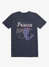 Daddy's Little Princess Navy Blue T-Shirt