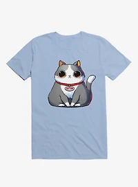 Satan Cat Light Blue T-Shirt