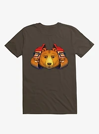 Bear Inside Brown T-Shirt