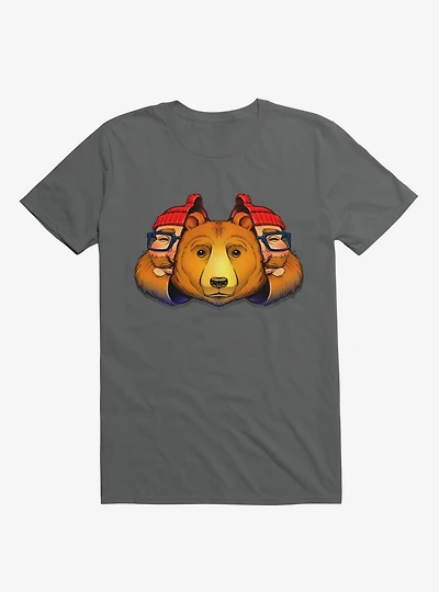 Bear Inside Charcoal Grey T-Shirt