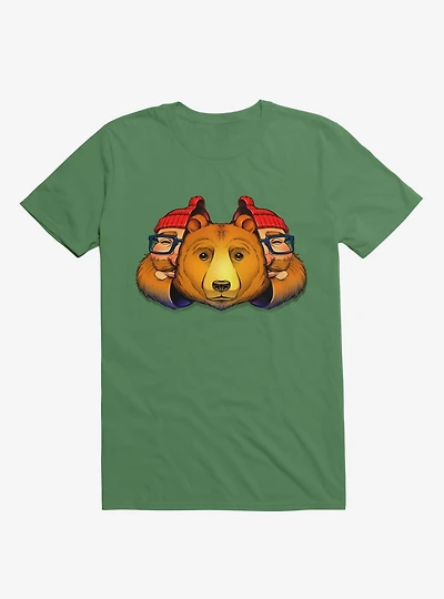 Bear Inside Kelly Green T-Shirt
