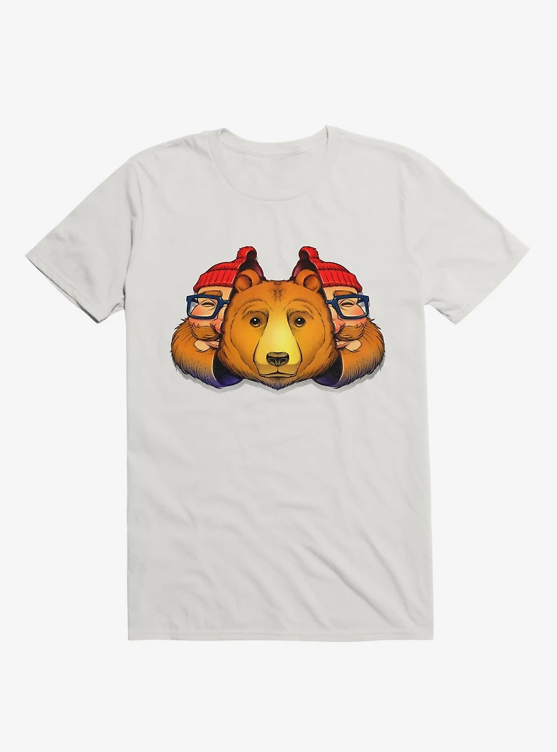 Bear Inside White T-Shirt