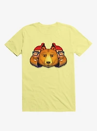 Bear Inside Corn Silk Yellow T-Shirt