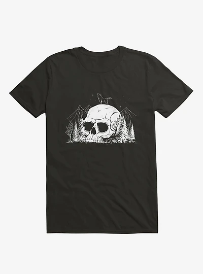 Skull Forest Black T-Shirt