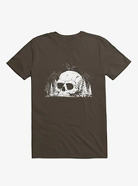 Skull Forest Brown T-Shirt