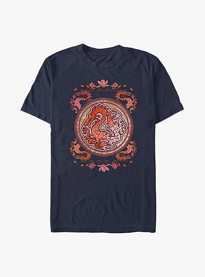 Disney Mulan Mushu Stained Glass T-Shirt