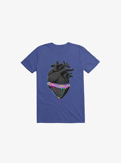 Bleeding Heart Royal Blue T-Shirt