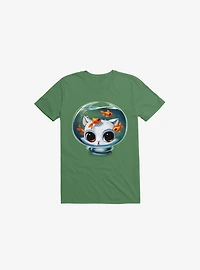 Castronaut Cat Kelly Green T-Shirt