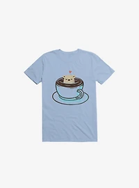 Coffee Lover Light Blue T-Shirt