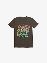 Crazy Cat Lady Brown T-Shirt