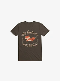 Dog Hardware Cat Software Brown T-Shirt