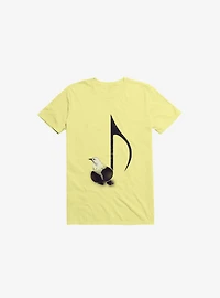 Born To Sing Corn Silk Yellow T-Shirt