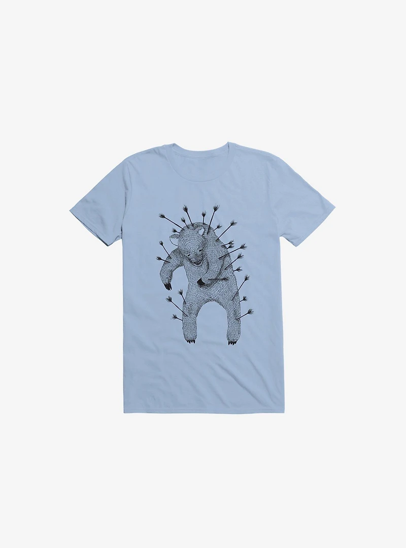 Life And Love Bear Light Blue T-Shirt