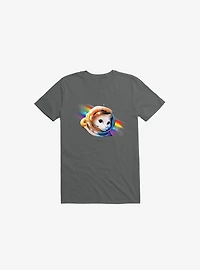 Astronaut Cat Charcoal Grey T-Shirt