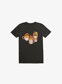 Camping Cabin Life Urban Black T-Shirt