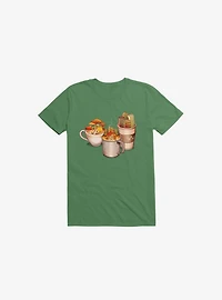 Camping Cabin Life Urban Kelly Green T-Shirt