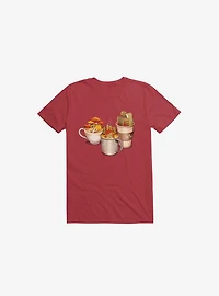 Camping Cabin Life Urban Red T-Shirt