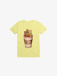 Coffee City Corn Silk Yellow T-Shirt