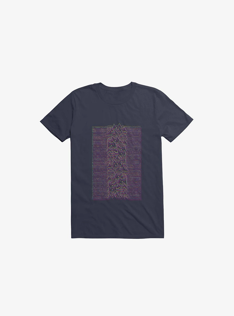 Furr Division Glitch Navy Blue T-Shirt