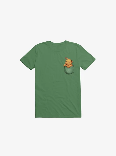 You're Always Inside My Heart Pocket Kelly Green T-Shirt