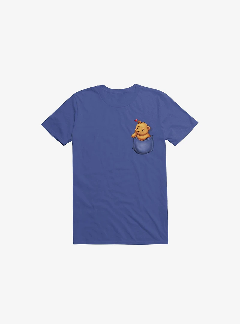 You're Always Inside My Heart Pocket Royal Blue T-Shirt
