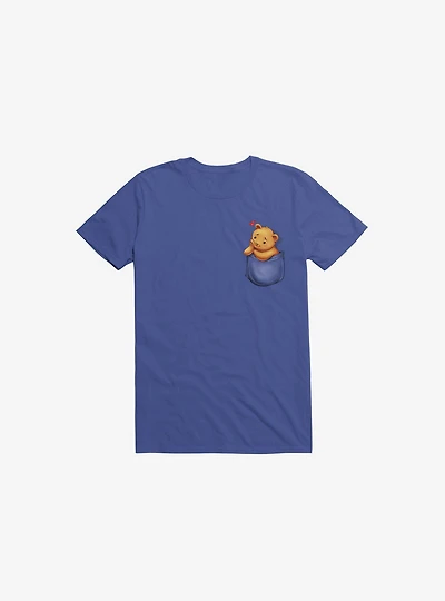 You're Always Inside My Heart Pocket Royal Blue T-Shirt