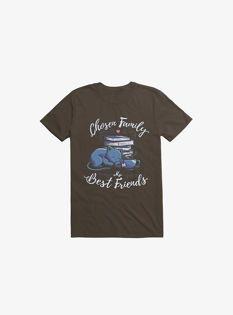Chosen Family My Best Friends Brown T-Shirt