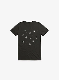 Gravity Reloaded Astronauts Black T-Shirt