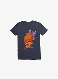 Heavy Heart Navy Blue T-Shirt