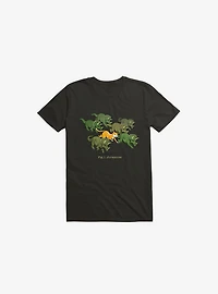 Jurassicats Black T-Shirt