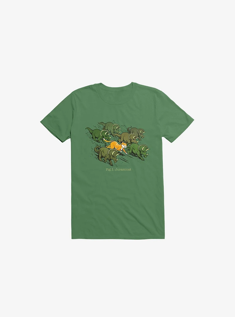 Jurassicats Kelly Green T-Shirt
