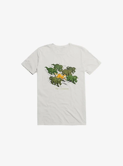 Jurassicats White T-Shirt