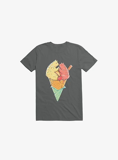 Me Melting Charcoal Grey T-Shirt