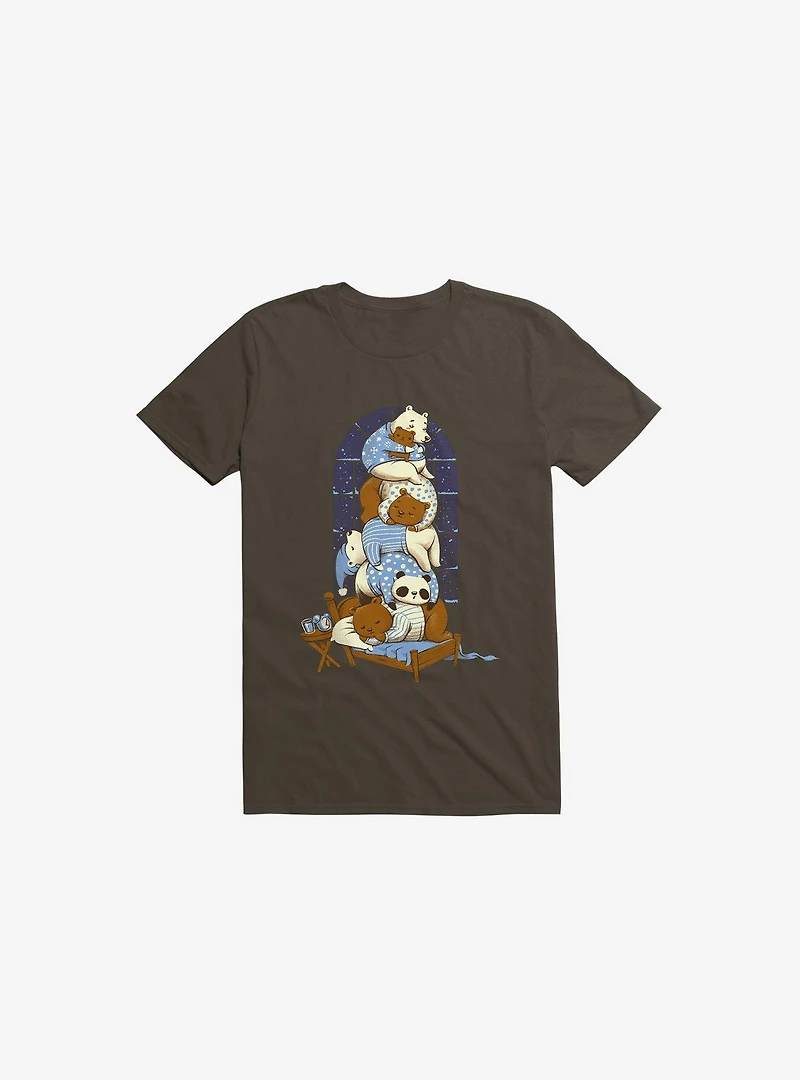 Good Night Bears Brown T-Shirt