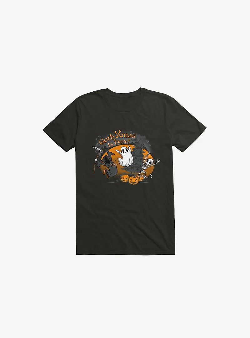 Goth Xmas Is Here Black T-Shirt