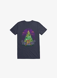 Halloween Is My Xmas Navy Blue T-Shirt