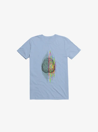 The Mind Brain Dichotomy Light Blue T-Shirt