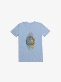 The Mind Brain Dichotomy Light Blue T-Shirt