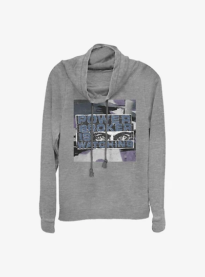 Marvel The Falcon And Winter Soldier Meaningful Symbols Cowlneck Long-Sleeve Girls Top